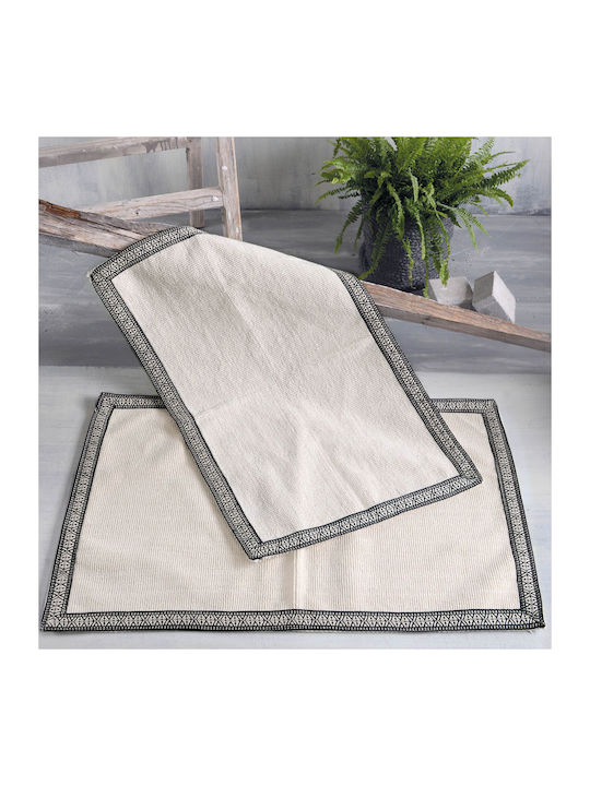 Rythmos Bath Mat Sicilia 120-161 Ecru 50x80cm