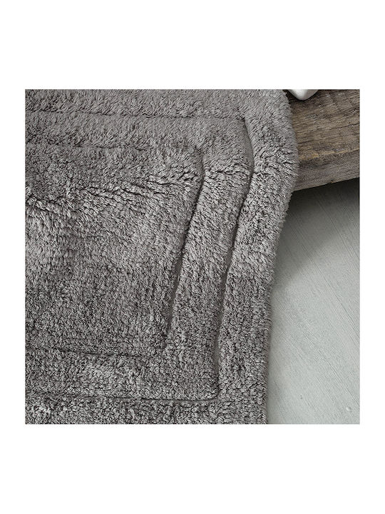 Rythmos Bath Mat Cotton Senna 120-106-1801 03 Grey 60x90cm