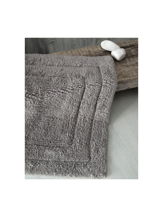 Rythmos Bath Mat Cotton Senna 120-106-1801 03 Grey 60x90cm