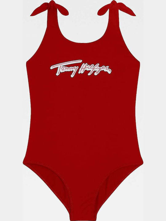 Tommy Hilfiger Παιδικό Μαγιό Ολόσωμο Κόκκινο Tommy Hilfiger Παιδικό Μαγιό Ολόσωμο Κόκκινο