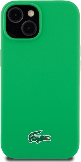 Lacoste Silicone Magsafe Back Cover Πλαστικό Πράσινο (iPhone 15)