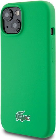 Lacoste Silicone Magsafe Back Cover Πλαστικό Πράσινο (iPhone 15)