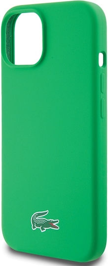 Lacoste Silicone Magsafe Back Cover Πλαστικό Πράσινο (iPhone 15)