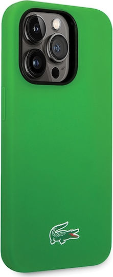 Lacoste Silicone Magsafe Back Cover Plastic Green (iPhone 15 Pro Max)