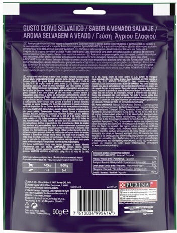 Adventuros Dog Stick Treats with Deer and Ton 90gr