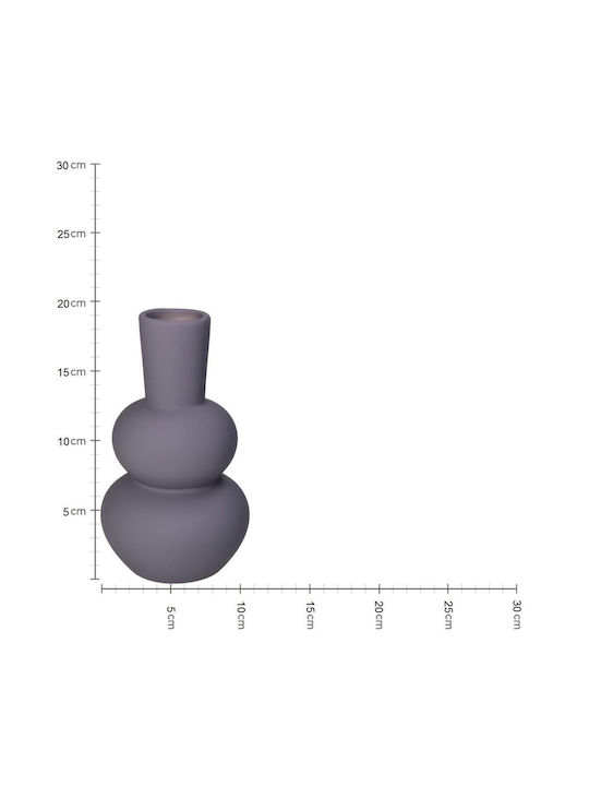ArteLibre Decorative Vase Lilac 10.7x10.7x19.7cm