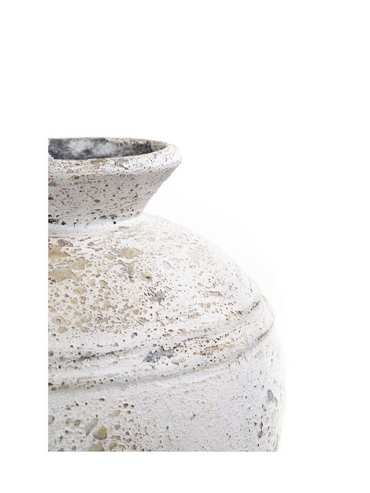 Soulworks Decorative Vase White 35x35x40cm