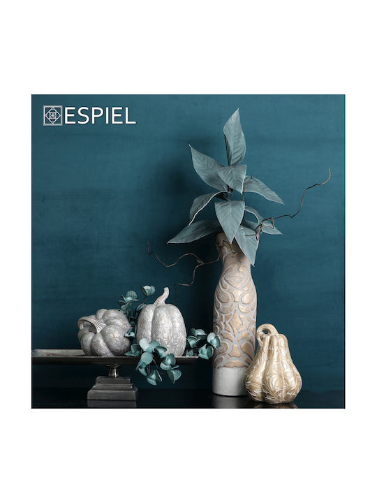 Espiel Decorative Vase Ecomix Gold 15.24x15.2x56cm