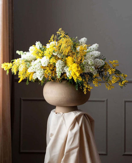 101 Copenhagen Ceramic Vase Beige 35x25cm