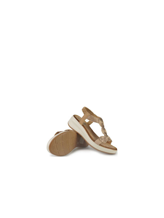 Exe Women's Platform Shoes Gold