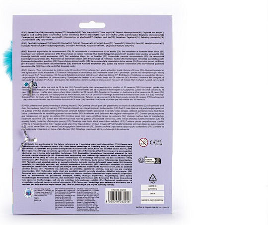 Tri-Coastal Design Caiet Pentru Copii Unicorn Holografic cu Caiet și Lacăt Multicolor