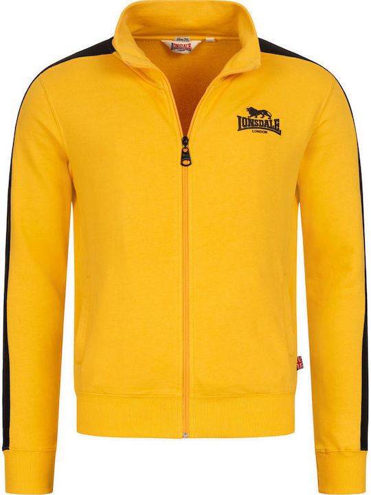 Ανδρικό Σετ Βαμβακερό Φόρμα & Ζακέτα Lonsdale Beickerton Slim Fit Yellow Black