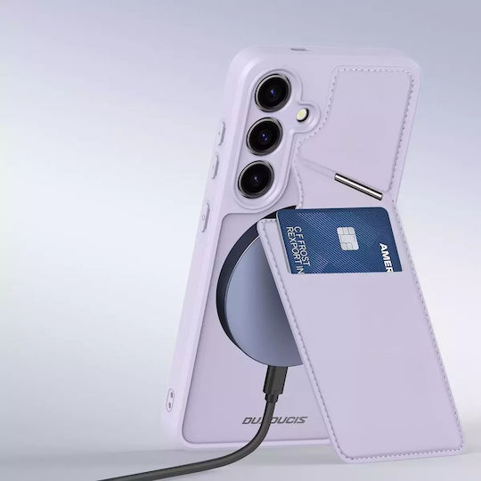 Dux Ducis Mag Back Cover Piele / Piele artificială Violet (Galaxy S24)