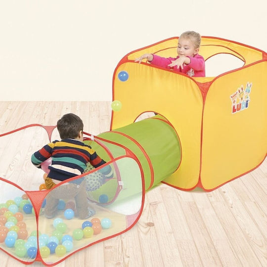 Ludi Kids Play Tunnel Cube - Tent for 2+ years Multicolour