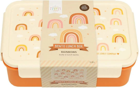 A Little Lovely Company Bento Lunch Box Rainbows