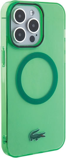 Lacoste Back Cover Plastic Verde (iPhone 15 Pro)