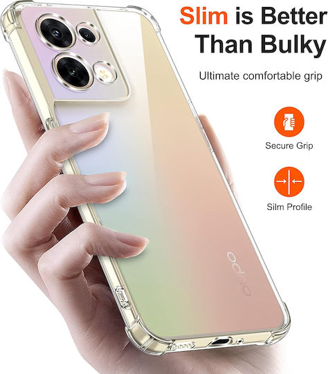 Techsuit Techsuit Back Cover Σιλικόνης Διάφανο (Oppo Reno8)