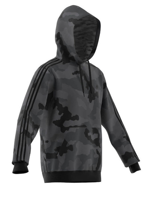 Adidas Men's Sweatshirt with Hood Black