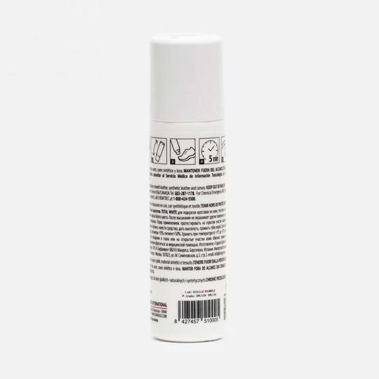 Βαφή Παπουτσιών Tarrago Total White 01143-121181 75 Ml Άσπρο