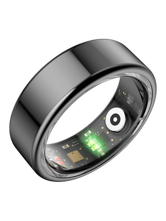 Colmi R02 Smart Ring 18.9mm με Παλμογράφο Μαύρο