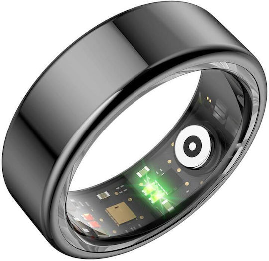 Colmi R02 Smart Ring 18.9mm με Παλμογράφο Μαύρο
