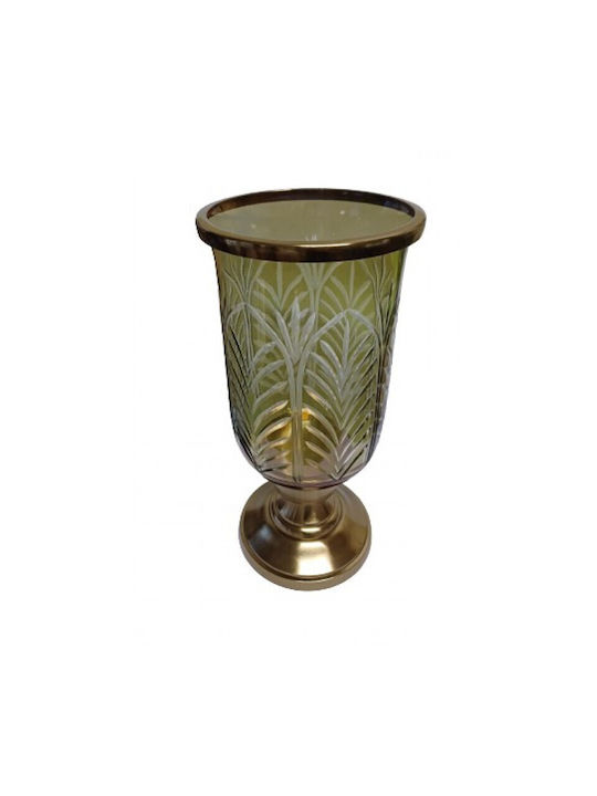Karvounis Decorative Vase Gold 15.5x15.5x32cm