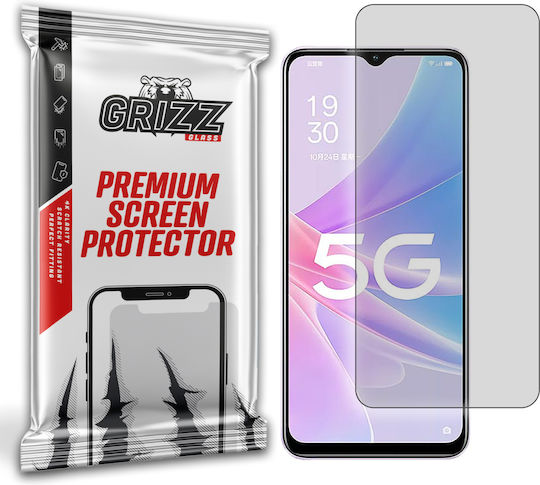 GrizzGlass PaperScreen Tempered Glass (Oppo A78 5 G)