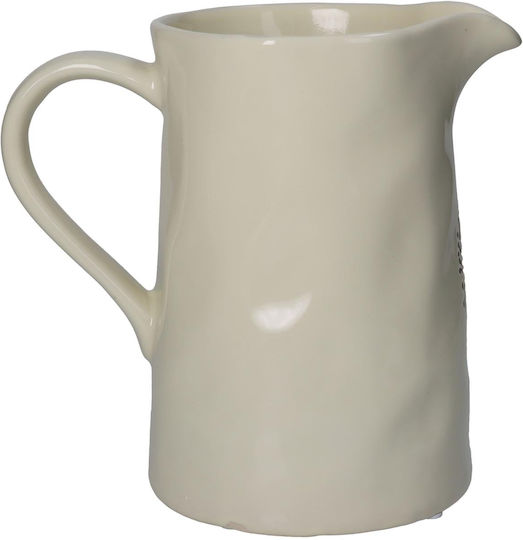 ArteLibre Διακοσμητικό Βάζο Keramik Ecru 20.5x13.5x21.5cm 1Stück