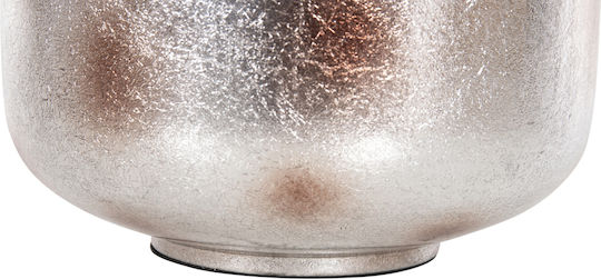 HomeMarkt Dekorative Metallische Vase Raksasa Silber F10,5xH30cm
