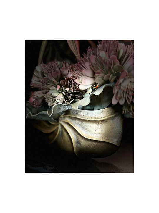 InTheBox Vază Decorativă Aluminiu Iwa 2 Galben 19x9x39cm 1buc