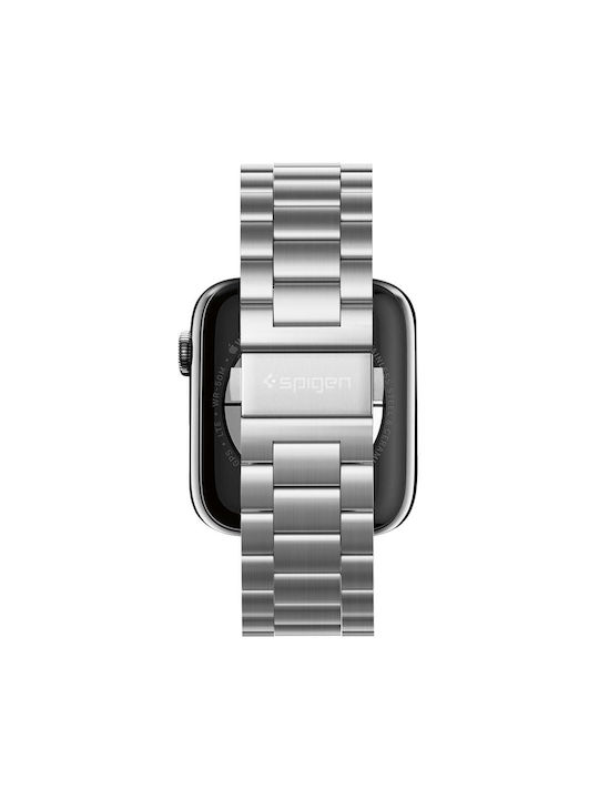 Spigen Modern Fit Λουράκι Ανοξείδωτο Ατσάλι Ασημί (Apple Watch 44/45/46mm/Ultra 49mm)