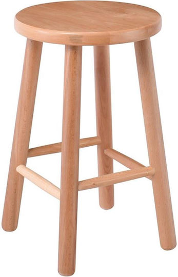 Stool For Kitchen Beech Brown 30x30x50cm