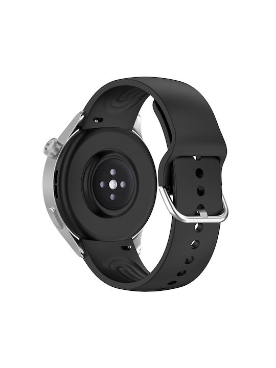 Techsuit Curea Silicon Negru (Huawei Watch GT 2, GT 2 Pro, GT 3 Pro, Ultimate Xiaomi Watch S1) KF2317489