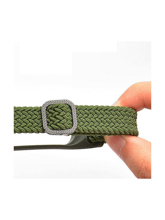 Hurtel Fabric Λουράκι Υφασμάτινο Μαύρο (Mi Smart Band 5/Mi Smart Band 6)