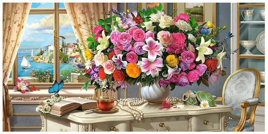 Summer Flowers Cup Tea Puzzle 2D 4000pcs