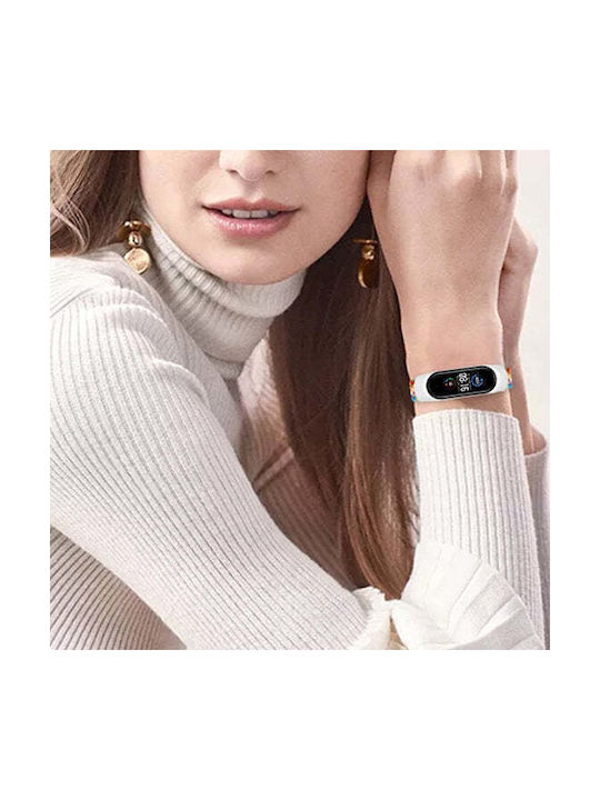 Hurtel Fabric Каишка Текстил Син (Mi Smart Band 5/Ми Смарт Банд 6)