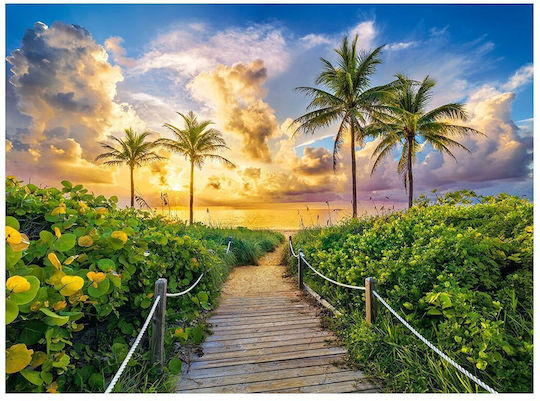 Puzzle Colorat Răsărit În Miami 2D 3000 Piese
