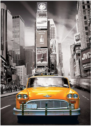 Пъзел New York City Yellow Cab 2D 1000 Части