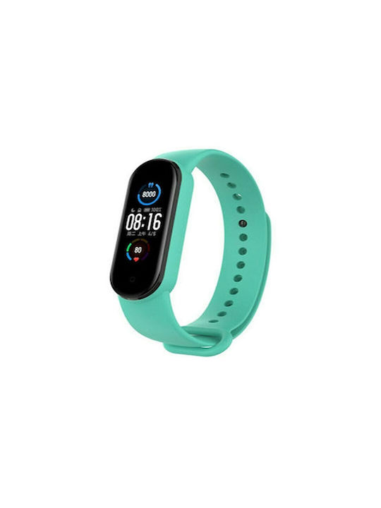Λουράκι Σιλικόνης Τιρκουάζ (Mi Smart Band 5/Mi Smart Band 6)