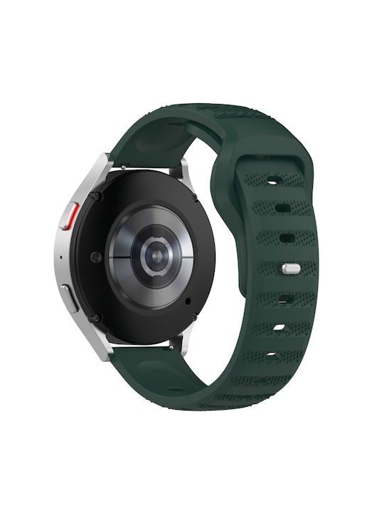 Techsuit Curea Silicon Verde (Galaxy Watch4/5/6/7/FE/4 Classic/6 Classic/5 Pro)