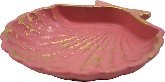 Keramikmuschel Hochzeitsgeschenk in Altrosa 10cm M3006s