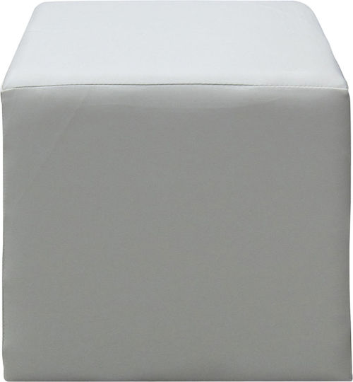 Табуретка Дневна стая Изкуствена кожа Club Ecru 37x37x42бр