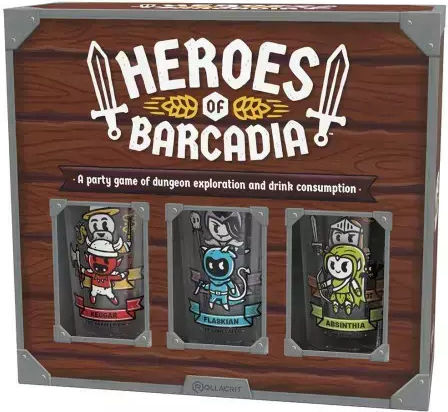 Настолна игра Heroes Of Barcadia за 2-6 играчи 21+ години (EN) Rollacrit