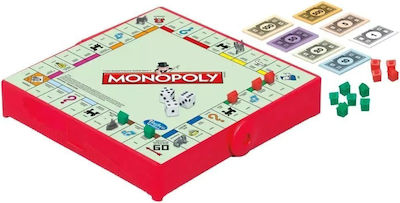 Hasbro Joc de Masă Monopoly Grab & Go pentru 2-4 Jucători 8+ Ani