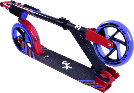Athlopaidia Kinderroller Klappbar 2-Rad für 5+ Jahre Schwarz