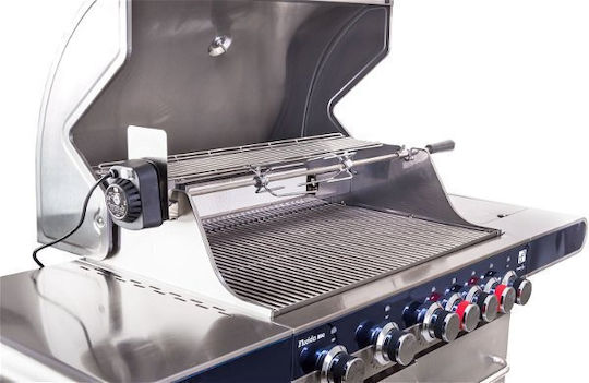 G21 Gas Grill Grate 81cmx50cmcm with 7 pcs 20kW and Side Burner Infrared