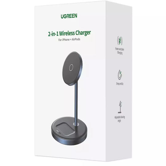 Ugreen Magsafe Charger Power Delivery Blacks (CD317 MagSafe / Qi 2in1)