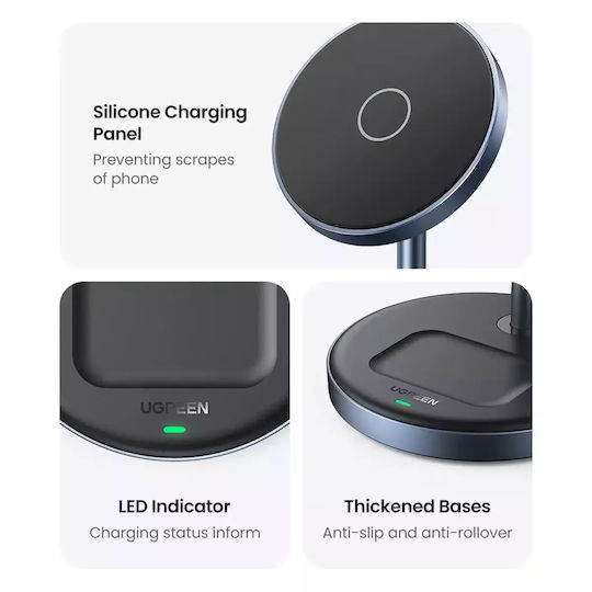 Ugreen Magsafe Charger Power Delivery Blacks (CD317 MagSafe / Qi 2in1)