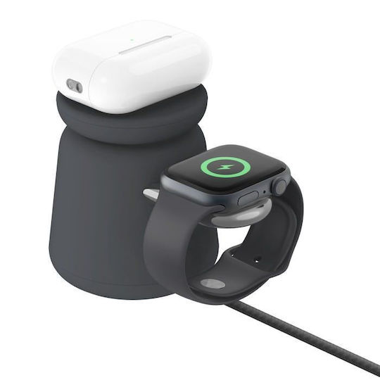 Belkin Încărcător Magsafe 15W Livrarea energiei Gri (Boostcharge Pro 2in1)