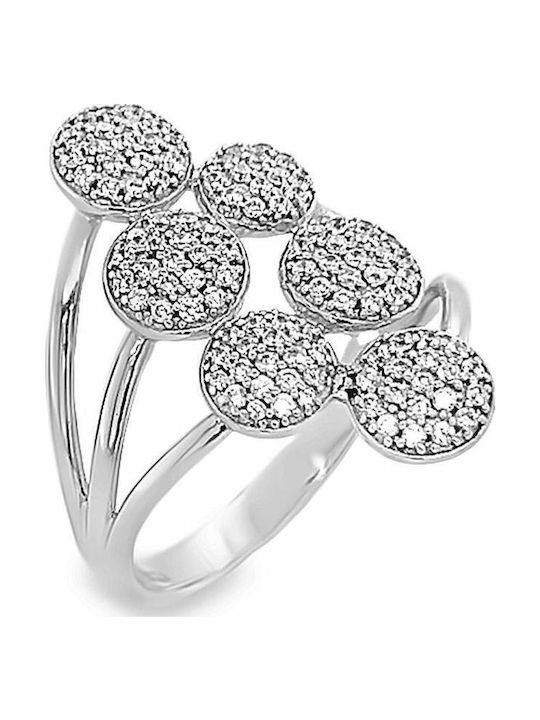 Xryseio Damen Ring mit Zirkonia aus Silber
